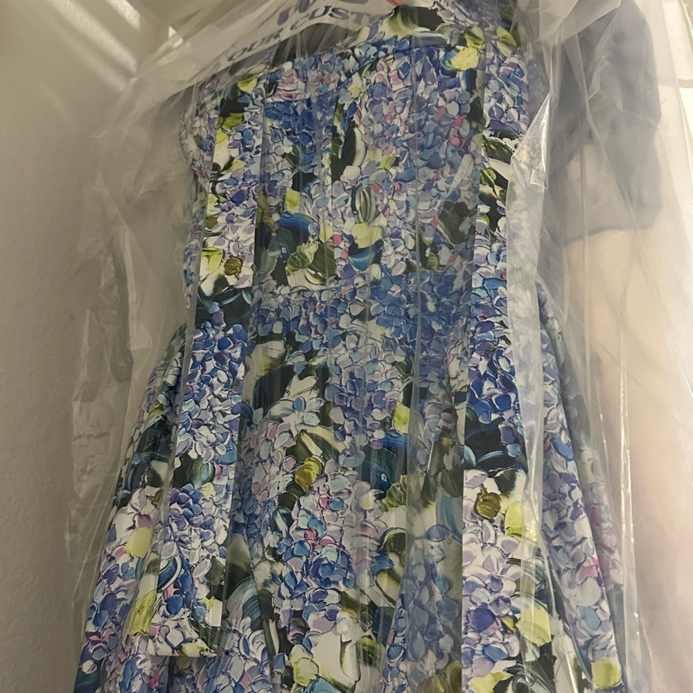 Milla Blue Hydrangea Strapped Maxi Dress - Picture 8 of 8